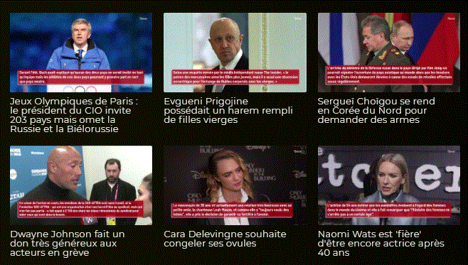 6 vidéos montrant des faits divers