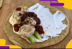 Un wrap de pomme de terre