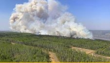 Une image d’incendie au Canada