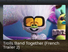 Une capture du film Trolls Band Together