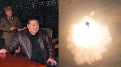 Kim Jong Un et un missile 