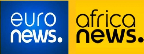 logo des chaînes TV « Euronews Live » et « Live Africanews (FR) »