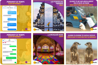 Une sélection de publications sur Facebook