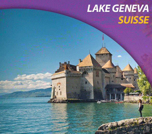 Lake Geneva en Suisse