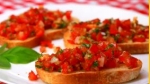 Une capture de bruschetta italiana