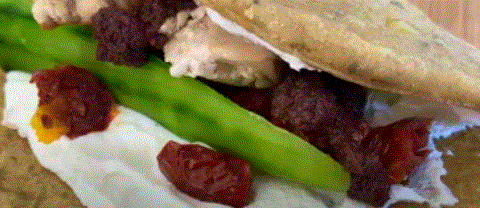 un wrap de pomme de terre