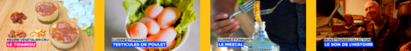 Diverses suggestions de contenus inédits