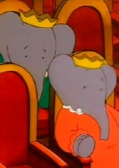 Une image du dessin animé Babar